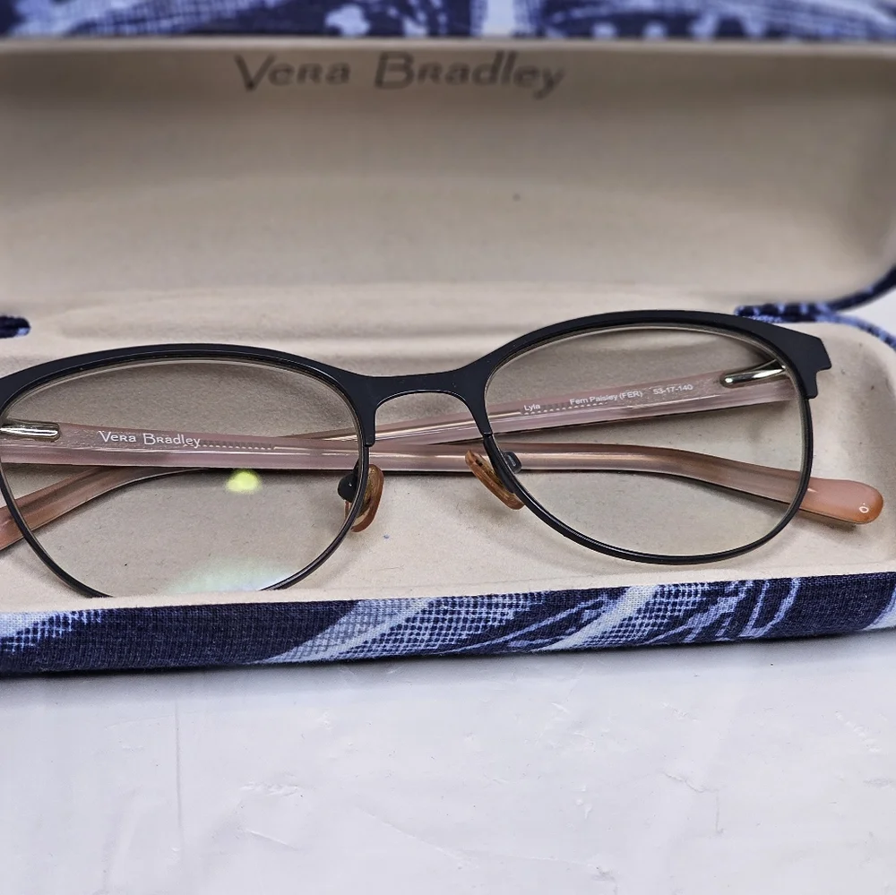 Vera Bradley Lyla Fern Paisley Frames For Rx Glasses - Picture 6 of 8